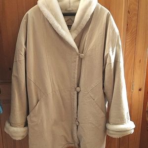 G4000 Women's Suede Leather Coat